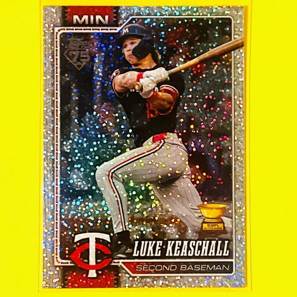 2026 Topps Series 1 Celebration Luke Keaschall #3 Confetti Foil‎ Minnesota Twins